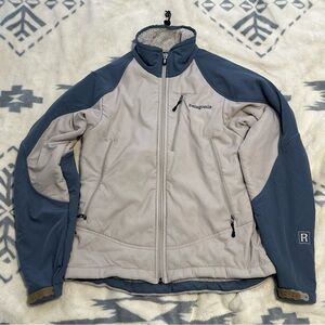 Vintage Patagonia Core Skin Jacket Women's Small Blue Sherpa Lined Gorpcore Hike